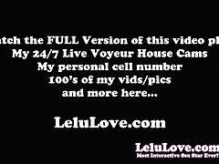 Lelu Love-POV Fishnet Bodystocking BJ Fucking Creampie
