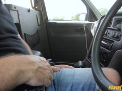 Curly-haired skinny coquette Shona River gets sodomized on backseat
