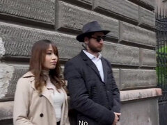 Asiático, Chica, Belleza, Verga grande, Mamada, Cornudo, Japonés, Pov