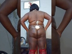 Anal, Cul, Belle grosse femme bgf, Noire, Travestis, Grosse, Fait maison, Huilée