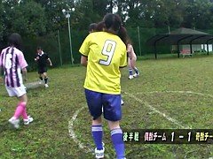 グループ, 日本人, アウトドア, 公共, スポーツ, ティーン, オッパイの, おもちゃ