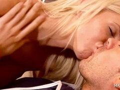 お尻, デカチン, ブロンド, フルムービー, デカチンの, 小柄, ガリガリ, オッパイの