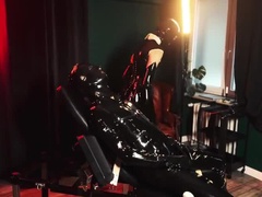 素人, 緊縛, ボンデージ, エクストリーム, マスク, 乳首, 奴隷, フェラする
