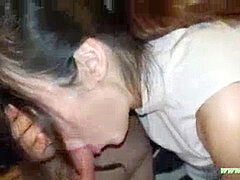 Uncensored! continuous vaginal jizm shot to super-sized baby-faced big breasts OL