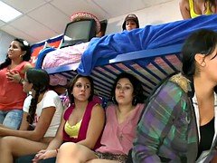 Cfnm, Hochschule, Gruppe, Realität, Ablutschen