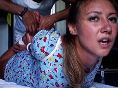 Blonde, Bondage, Femelle, Fétiche, Fait maison, Orgasme, Petite femme