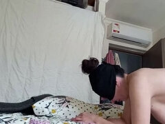Leie, Asiatisch, Besamung, Selbstgemacht, Ehemann, Milf, Stiefmutter, Flotter dreier