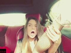 Auto, Spermaladung, Schwanz, Handjob, Riesig, Öffentlich, Ablutschen, Jungendliche (18+)