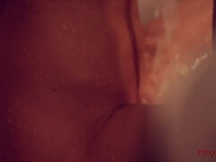 Brunette brune, Tchèque, Femelle, Doigter, Hd, Naturelle, Orgasme, Douche