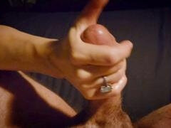 Grosser schwanz, Spermaladung, Behaart, Handjob, Ehemann, Massage, Milf