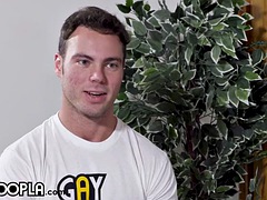 Leie, Grosser schwanz, Paar, Aufs gesicht abspritzen, Schwul, Behaart, Hardcore, Dürr