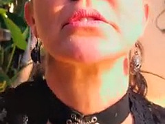 素人, デカパイ, フェムドム, フランス人, ゴム, なめる, 愛人, オッパイの