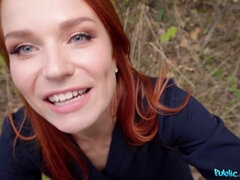 Vriendje, Frans, Gezichtspunt, Kut duiken, Roodharige vrouw, Slet, String, Nat