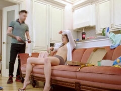 18, 素人, アナル, 茶髪の, ズームショット, Hd, ロシア人, オッパイの