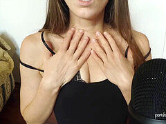 Lace lingerie, asmr orgasm, nipple play