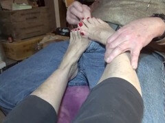 アメリカ人, 叔母, ぽっちゃり, イギリス人, 足, ヒール, 自家製, 禁句