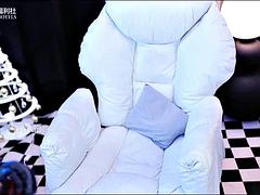 アジア人, 美女, 美人, デカパイ, オナニー, 一人, オッパイの