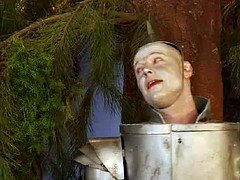 Sucer une bite, Brunette brune, Homme nu et filles habillées, Marrant, Adolescente, Rétro ancien