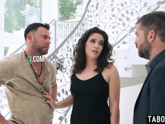 デカチン, フェラチオ, 茶髪の, 中出し, イマラチオ, チン, 人妻の, ラフ