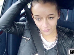 Hooking Up with a Stranded nubile video starring Vanessa