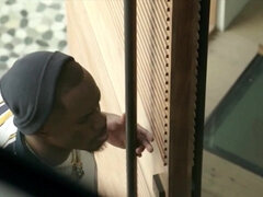 緊縛, 黒人, 茶髪の, イく瞬間, 黒人, 顔射, 熟年, ユニフォーム