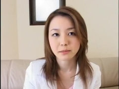 Fetching flat chested Japanese Ayaka Oishi in bukkake porn video