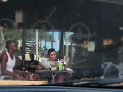 アナル, 黒人, 露出狂, 母, 公共, オマンコ, スカートのぞき, 妻