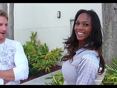 Alison Sault and Levi Cash take turns parking in the lot with a hot MILF