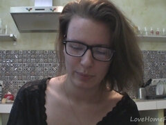 Amateur, Brunette brune, Lunettes, Hd, Fait maison, Solo, Webcam