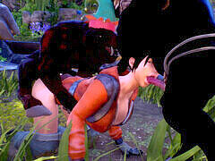 Wild life, jungle sex, orcs