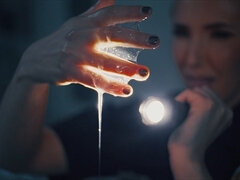 Blonde, Sucer une bite, Tir de sperme, Faciale, Hard, Hd, Police, Surprise