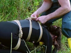 Amerikaans, Anaal, Bondage discipline sadomasochisme, Zwart, Gebondenheid, Dominatie, Dominante vrouw, Vernedering