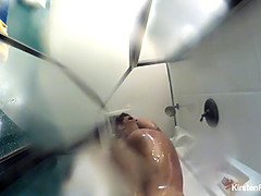 お尻, 茶髪の, エロ熟女, 淫乱熟女, 母, オマンコ, シャワー, 義母