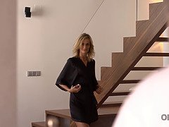 Mooi, Blond, Tsjechisch, Europees, Hd, Man, Zoon, Vrouw
