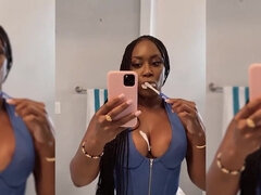 Culo grande, Tetas grandes, Negro, Morena, Hembra, Hd, Interracial, Masturbación