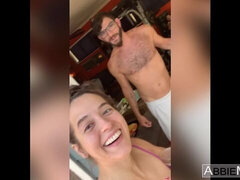 18 jahre, Grosser arsch, Grosser schwanz, Blasen, Braunhaarige, Hundestellung, Jungendliche (18+), Titten