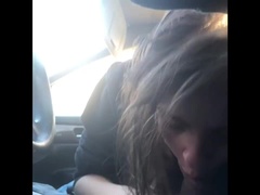 Noire, Sucer une bite, Voiture, Papa, Gorge profonde, Interracial, Lesbienne, Public