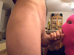 Grosser schwanz, Spermaladung, Maske, Ablutschen, Jungendliche (18+)