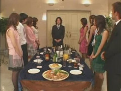 Sucer une bite, Groupe, Japonaise, Pov