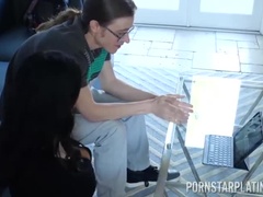 Busty Brunette Violet Myers Gets Fucked by Conor Coxxx's Monster Cock