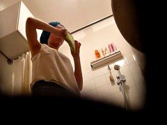 Part 2 hot teen shower hidden cam