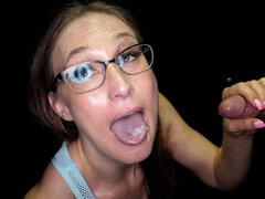 Ophelia came to our gloryhole set saying that she is really into sucking dick. Well, you are at the right place. For an amateur, not bad 6 loads. Wann
