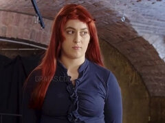 Young Redhead Teen Niki's First BDSM Casting - German Master Spanking & Whipping Punishment
