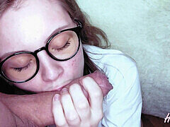 Tir de sperme, Faciale, Énorme, Léchez, Russe, Élève