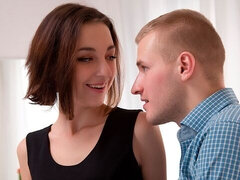 Анальный секс, Минет, Натуральные сиськи, Короткая стрижка, Тощие, Чулки, Молоденькие, Сиськи