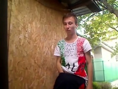 Gay, Masturbación, Al aire libre, Solo, Camara web
