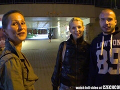 Enthousiasteling, Pijpbeurt, Kwartet, Hd, Geld, Buiten, Openbaar, Realiteit