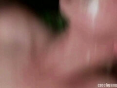 Leie, Viele männer bespritzen eine frau, Besamung, Spermaladung, Tschechisch, Gruppe, Selbstgemacht, Party