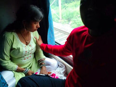 Village Desi Bhabhi Outdoor Sex - Unknown Man Doggy Style with Bhabhi in Hindi