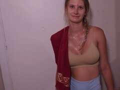 Blondine, Freund, Selbstgemacht